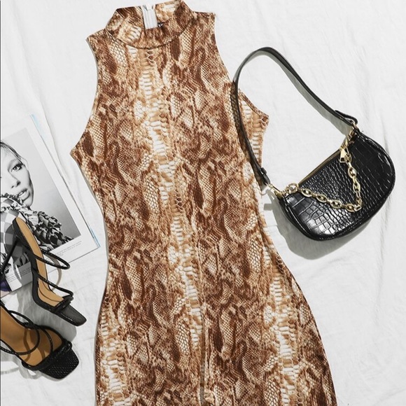 Snake Print Romper.